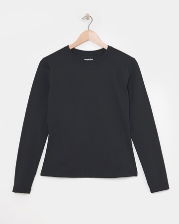 SB3 Active Black Long Sleeve Top with Thumbholes
