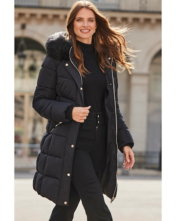 Sosandar Glam Padded Coat