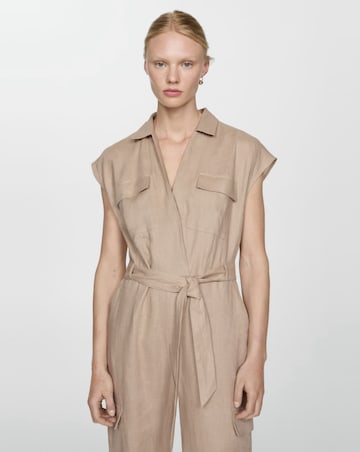 Mango Linen Jumpsuit