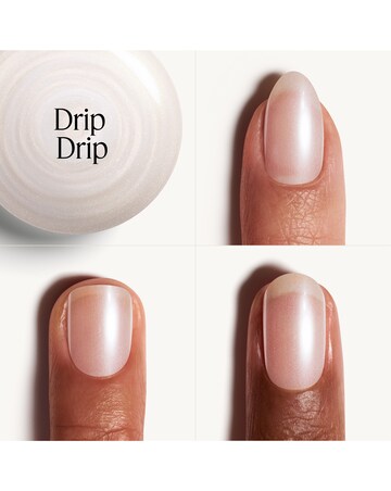 Gel by essie Drip Drip Metallic Neutral White Nail Polish, 13.5ml
