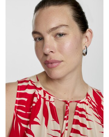 Mango Julia Leaf Print Dress