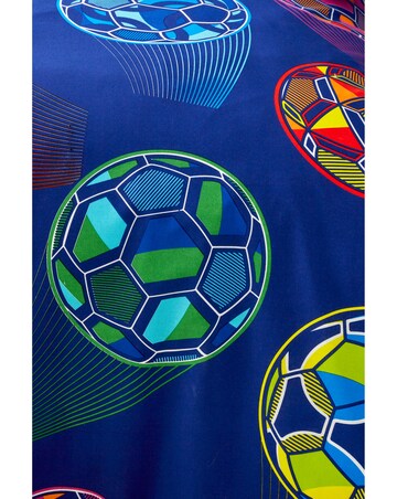 Catherine Lansfield Bright Football Reversible Duvet Cover Set