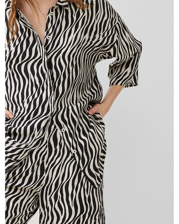 French Connection Zebra Print Shirt