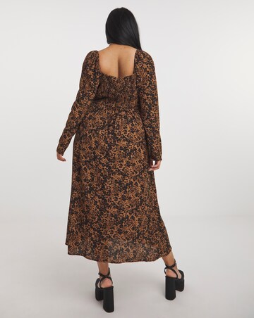 Nobody's Child Abby Leopard Midi Dress
