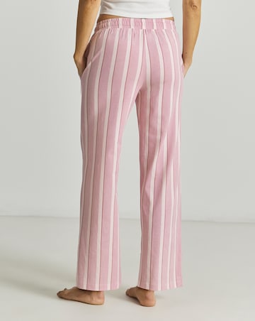 Pretty Secrets (2 Pack) Stripe Cotton Pyjama Bottoms