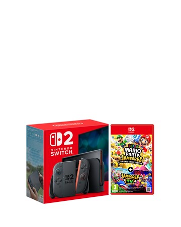 Nintendo Switch 2 Console + Super Mario Party Jamboree & Jamboree TV bundle