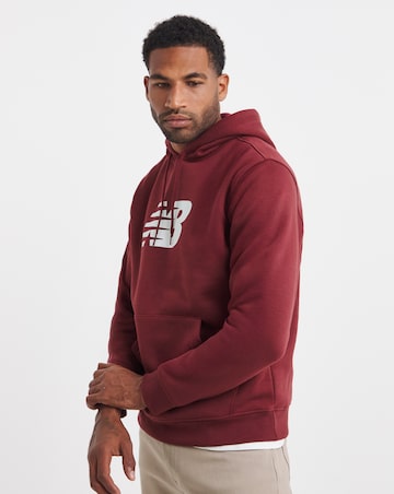 New Balance Essentials Logo Brushed Hoodie