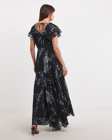 Religion Destiny Angel Sleeve Maxi Dress