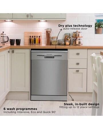 Russell Hobbs RHDW3SS Stainless Steel 12 Place Dishwasher