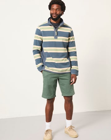 FatFace All Over Stripe Airlie Sweatshirt (Regular & Tall) - Blue Multi