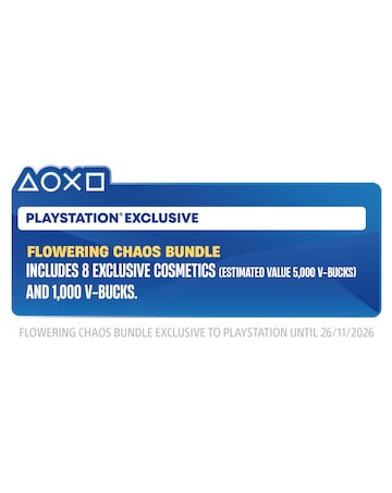 PlayStation 5 Digital Console - 825GB Fortnite Flowering Chaos Bundle