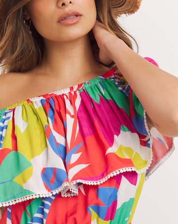 Bardot Maxi Beach Dress