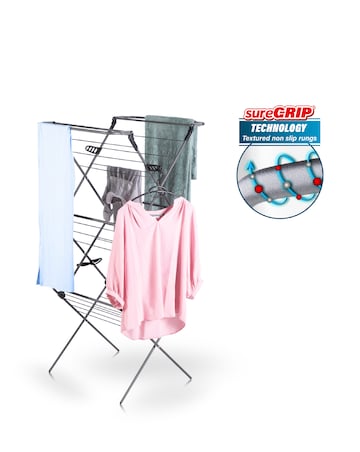 Minky Suregrip Long Drop Three Tier Airer