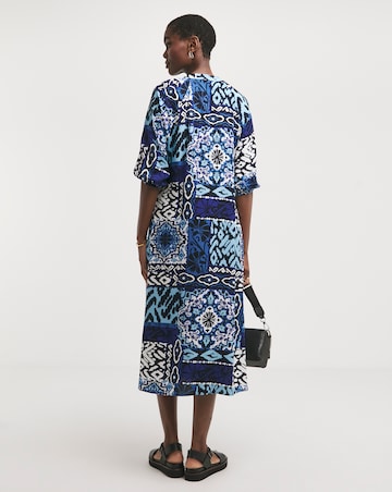 Printed Kaftan Dress