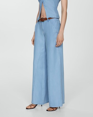 Mango Bianca Wide Leg Trousers