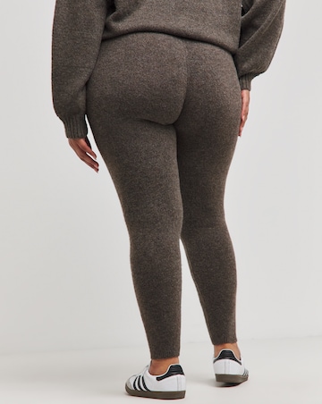 Chocolate Knitted Legging