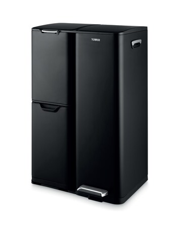 Tower 60L Recycling Bin with 3 Individual Compartments