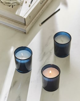 Hydrangea & Jasmine Set of 3 Votive Candles