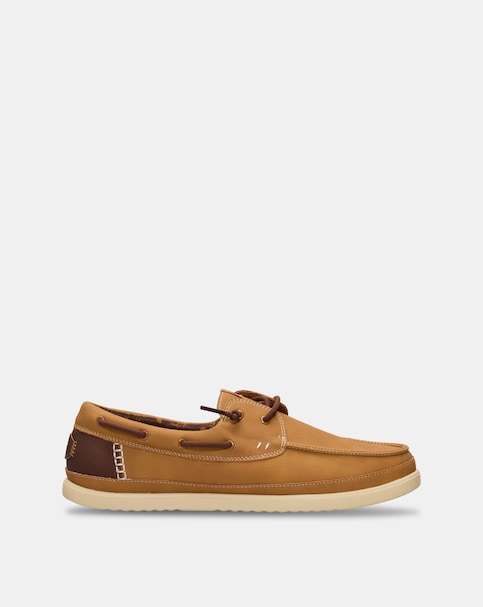 HEYDUDE Harbor Low Classic Shoes - Brown