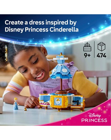LEGO Disney Princess Cinderella's Dress, Building Kit with Character 43266