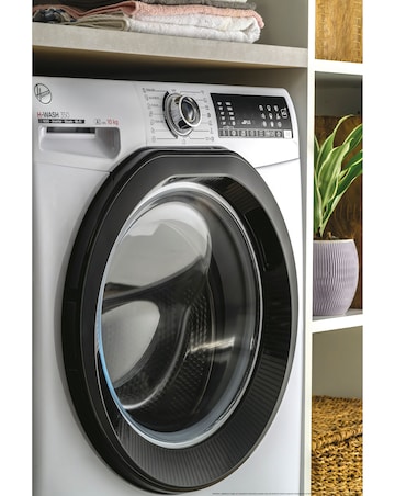 Hoover H-Wash 350 H3DPS4866TAMB-80 8+6kg Washer Dryer - White + installation