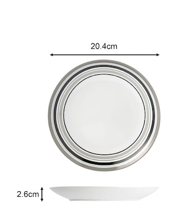 Waterside Brompton Grey 80 Piece Dinner Set