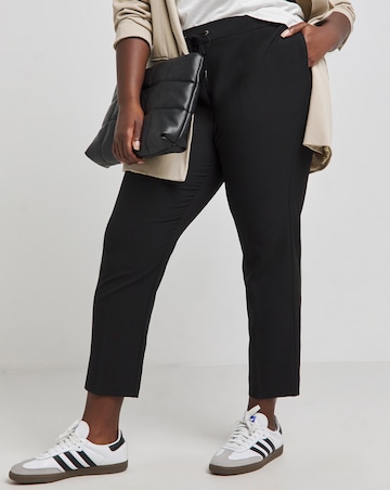 Tie Waist Workwear Trousers Long