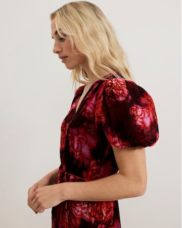 Phase Eight Amaris floral Puff Sleeve Maxi Dress