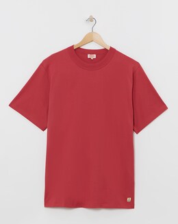 Armor Lux Classic Crew Neck Red T-Shirt - Red