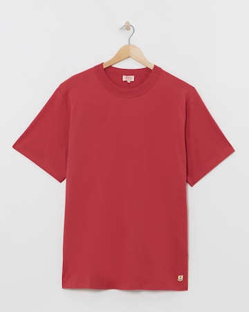 Armor Lux Classic Crew Neck Red T-Shirt - Red