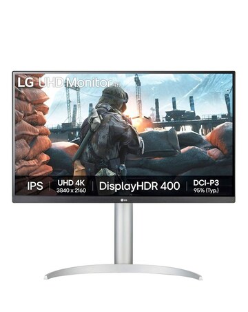 LG 27UP650K-W.AEK 27in 60Hz Ultra HD 4K IPS Adjustable Monitor - White