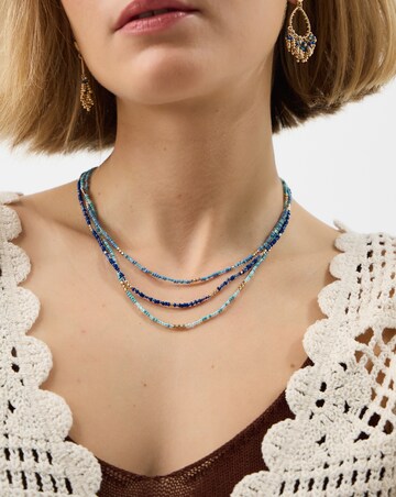 Accessorize 3-Pack Skinny Beaded Necklaces