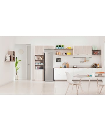 Indesit IB55732SUK 55cm Fridge Freezer - Silver