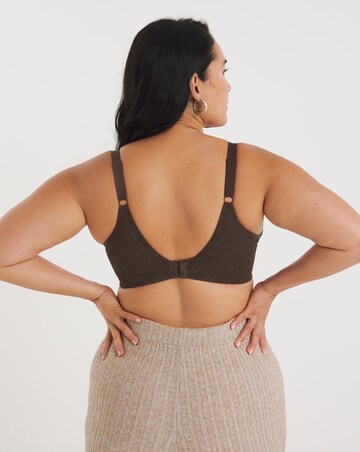 Goddess Yvette Moulded Full Cup Wired Bra Chocolate