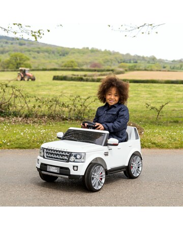 Xootz Land Rover Discovery Electric Ride-On Car - White
