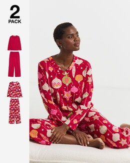 JD Williams (2 Pack) Value Pyjama Sets
