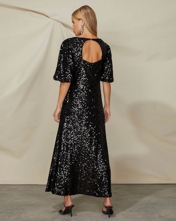 Ro&Zo Evor Sequin Midi Dress