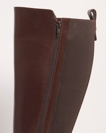 Macey Leather High Leg Boot E Fit Standard Calf