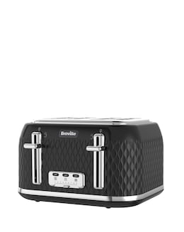 Breville VTT786 Curve 4 Slice Black Toaster
