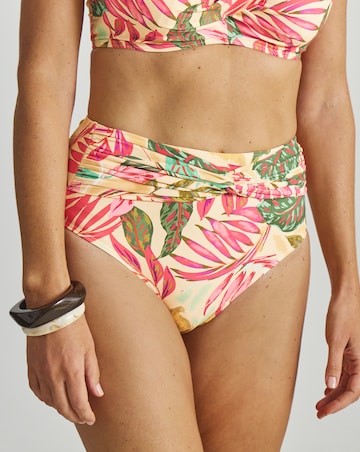 MAGISCULPT Medium Control Twist Front High Waist Bikini Bottoms