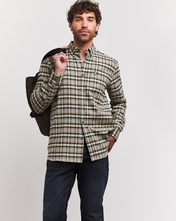 Lyle & Scott Long Sleeve Flannel Checked Shirt