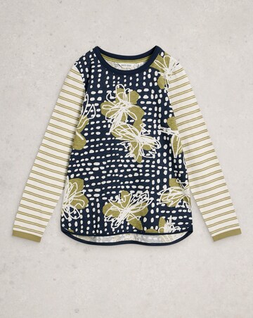 White Stuff Nelly Notch Jersey Top