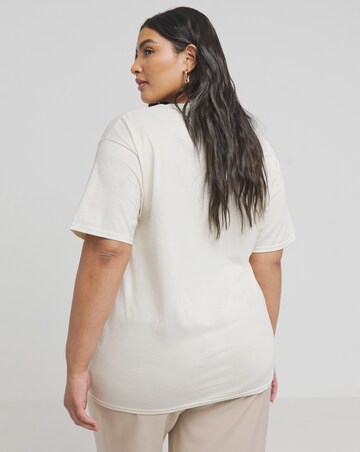 Ecru ACDC Ombre License T-Shirt