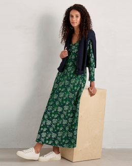 Seasalt Cornwall Willow Blossom Dress Woodland Garlic