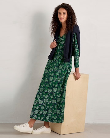 Seasalt Cornwall Willow Blossom Dress Woodland Garlic