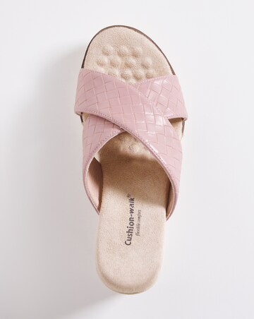 Cushion Walk Crossover Wedge Mule E Fit