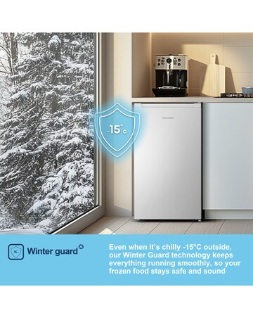 Fridgemaster MUZ4860E Under Counter Freezer - White E Rated 85 CM