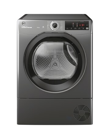 Hoover H-DRY 350 HRE C10TBER-80, 10kg, Condenser Tumble Dryer - Graphite