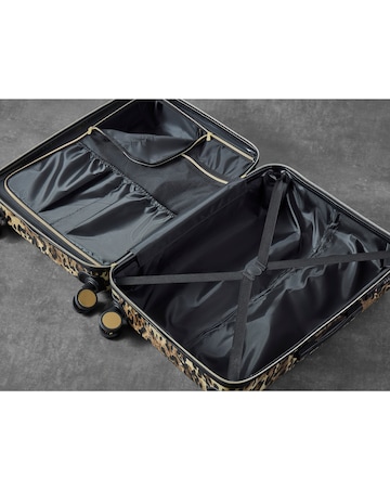 Rock Savannah Leopard 3pc Suitcase Set