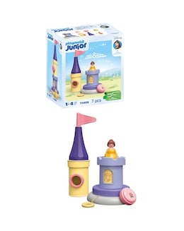 PLAYMOBIL 71458 Junior &amp; Disney: Belle's Play Tower with Sound